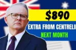 890 Extra From Centrelink Next Month