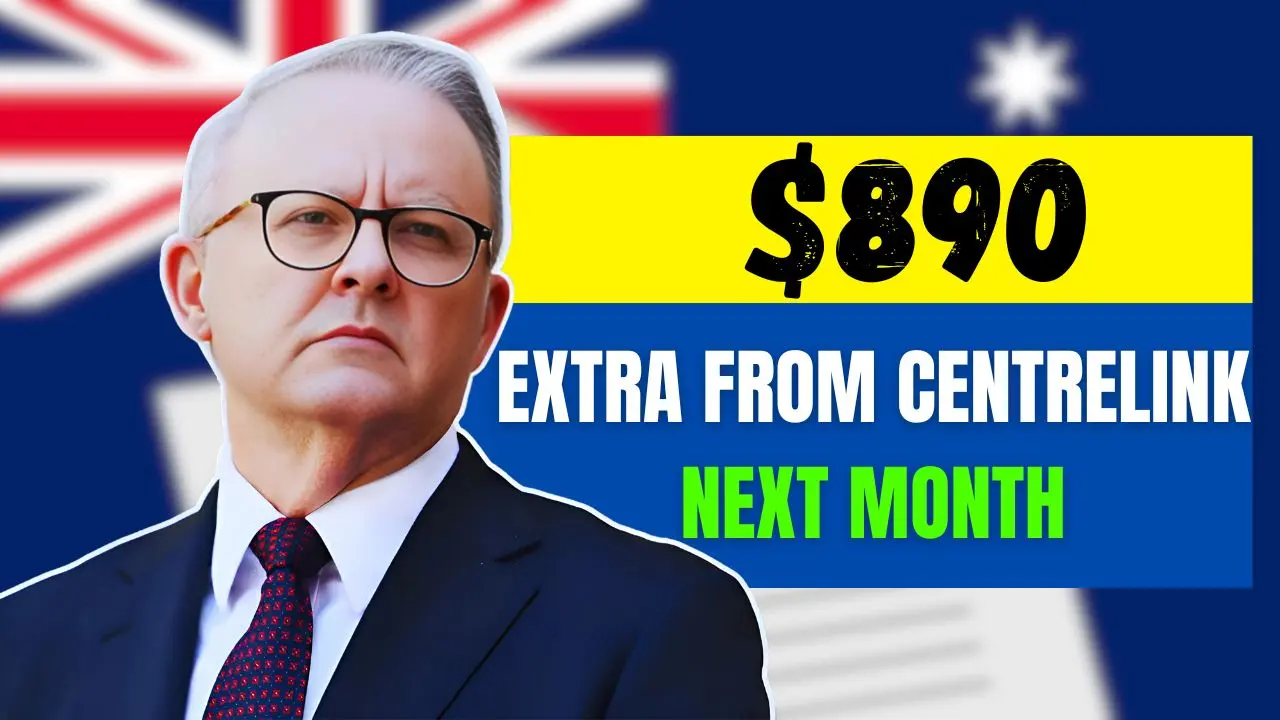 890 Extra From Centrelink Next Month