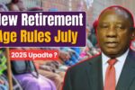 South Africa Sets New Retirement Age